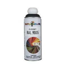 اسپری دوپلی کالر مشکی مات Dupli-Color RAL 9005N 400ml - خرید چسب - اسپری رنگ دوپلی کالر