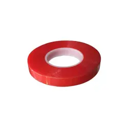 چسب دو طرفه ژله ای قرمز 2 سانتی نانو - خرید چسب - اسپری رنگ دوپلی کالر