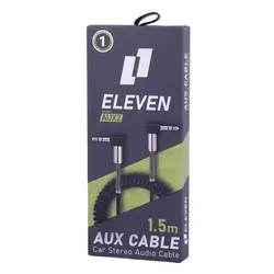 کابل AUX فنری Eleven مدل AUX2 طول 1.5m یک سر L