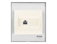 سوکت تلفن ایران الکتریک (رنگ سفید)