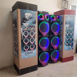 اسپیکر خانگی RGB و پخش کننده میکروفایر مدل IR2211