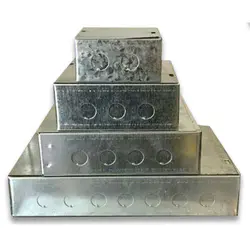 جعبه تقسیم گالوانیزه روکار رفیع 10×10