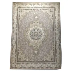 فرش طرح کریستال سیلور 1200 شانه گل برجسته