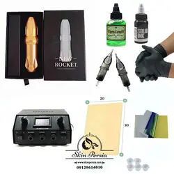 پک کامل دستگاه تاتو بدن پن راکت نیو تخفیفی کد M614