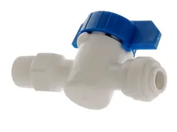 شیر ورودی دستگاه تصفیه آب پلاستیک فشرده