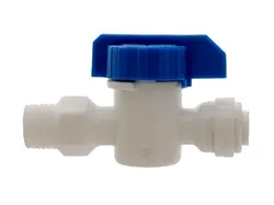 شیر ورودی دستگاه تصفیه آب پلاستیک فشرده