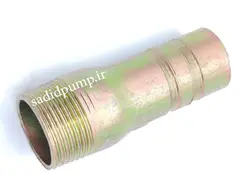 سرشیلنگی 1/4-1 اینچ ساده آهنی (سر شلنگی 4 سانت رزوه دار آهنی)