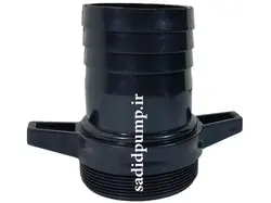 سرشلنگی سه اینچ ساده لاکی درجه یک (سر شیلنگی 9 سانت رزوه دار پلاستیکی درجه یک)