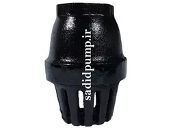 سوپاپ دو اینچ چدنی تخم مرغی صافی دار پمپ آب (سوپاپ مکش 6 سانت)