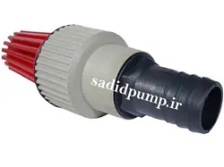 سوپاپ 1/2-1 اینچ پلاستیکی پمپ آب با سرشلنگی (سوپاپ مکش لاکی 5 سانت)