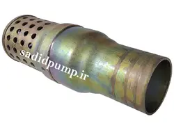 سوپاپ سه اینچ پمپ آب آهنی صافی دار (سوپاپ مکش 9 سانت سرشلنگی دار)
