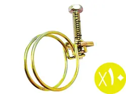 بست شیلنگ 2 اینچ مفتولی فلزی (بست شلنگ 6 سانت سیمی آهنی) (پک 10 عددی)