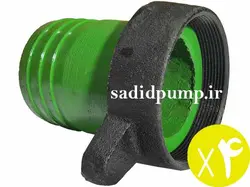 سرشلنگی سه اینچ روبینی چدنی (سر شیلنگی 9 سانت مهره دار چدنی) (پک 4 عددی)