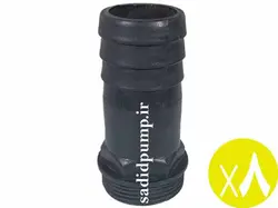 سرشیلنگی 1/4-1 اینچ ساده لاکی (سر شلنگی 4 سانت رزوه دار پلاستیکی) (پک 8 عددی)