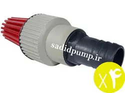 سوپاپ 1/2-1 اینچ پلاستیکی پمپ آب با سرشلنگی (سوپاپ مکش لاکی 5 سانت) (پک 4 عددی)