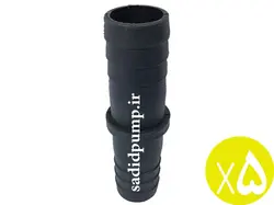 رابط شلنگ 1/2-1 اینچ پلاستیکی (رابط شیلنگ 5 سانت لاکی) (پک 5 عددی)