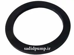 واشر لاستیکی  سرشلنگی دو اینچ روبینی (واشر سر شیلنگی 6 سانت مهره دار)