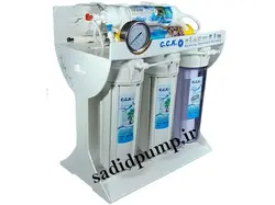 تصفیه آب خانگی 6 فیلتر CCK (سی سی کا) اسمز معکوس معدنی ساز شیر ستاره ای مخزن 4 گالن