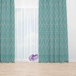 پرده مدرن طرح بهار زندگی - فروشگاه رنگارشاپ