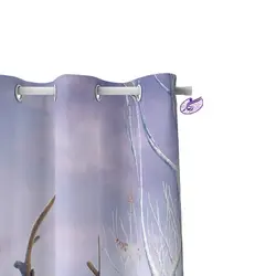 پرده کودک طرح السا و آنا - فروشگاه رنگارشاپ