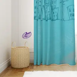 پرده کودک طرح مک کویین و هواپیما - فروشگاه رنگارشاپ