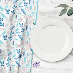 سفره طرح گل اطلسی - فروشگاه رنگارشاپ