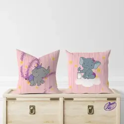 کوسن کودک طرح فیل نوزاد - فروشگاه رنگارشاپ