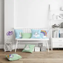 کوسن کودک طرح مامان خرگوشی - فروشگاه رنگارشاپ