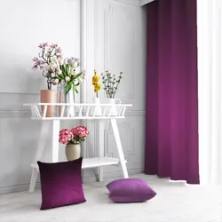 پرده مدرن طرح بنفشه