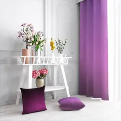 پرده مدرن طرح بنفشه