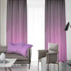 پرده مدرن طرح بنفشه