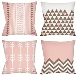 کوسن ست طرح شکلات صورتی