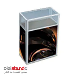 میز تاشو ویترین دار 1|ویترین نمایشگاهی|ویترین فروشگاهی|ویترین تاشو