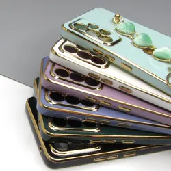 قاب سامسونگ A53 مدل مای کیس اویز دار قلبی محافظ لنز دار