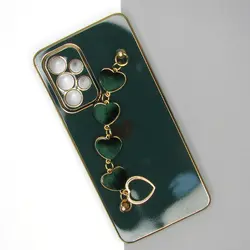 قاب سامسونگ A53 مدل مای کیس اویز دار قلبی محافظ لنز دار