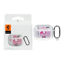 کیف ایرپاد سری پرو شفاف اسپیگن طرح تکنولوژی Airpod Pro