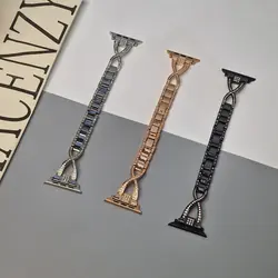 بند اپل واچ نگین دار طرح سایز 42/44/45/49 میلیمتری