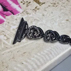 بند اپل واچ نگین دار قلبی سایز 42/44/45/49 میلیمتری