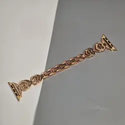 بند اپل واچ نگین دار قلبی سایز 42/44/45/49 میلیمتری