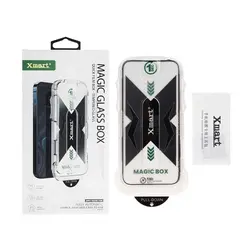 محافظ صفحه نمایش اورجینال آیفون 15پرو مکس Magic Glass Box-X Mart