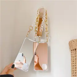 قاب آیفون 12 پرو پشت اینه ای اویز دار