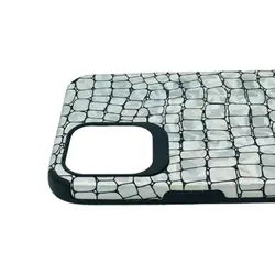 قاب آیفون 12 پرومکس پوست ماری رنگین کمان