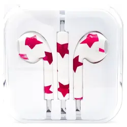 هندزفری ایفون طرح دار جک 3.5 میلی متر