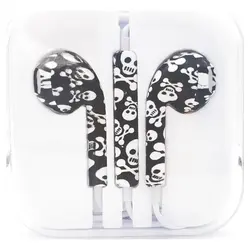 هندزفری ایفون طرح دار جک 3.5 میلی متر