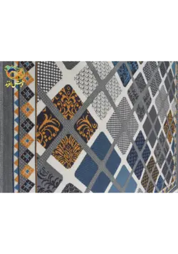 گلیم ماشینی افرند زمینه فيلي كد 9916
