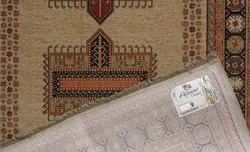 گبه ماشینی افرند زمینه بژ کد B/802