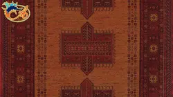 گبه ماشینی افرند زمینه لاکی کد 801/2
