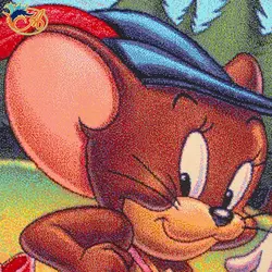 فرش کودک افرند مدل تام و جری کد 123