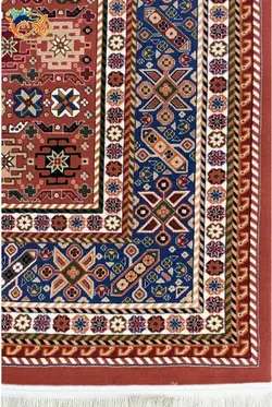 گبه ماشینی افرند زمینه گلبهی کد 727