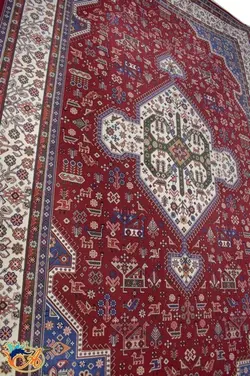 گبه ماشینی افرند زمینه لاکی کد 719